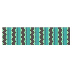 Background Chevron Blue Satin Scarf (oblong) by HermanTelo