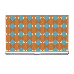 Pattern Brown Triangle Business Card Holder