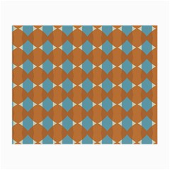 Pattern Brown Triangle Small Glasses Cloth