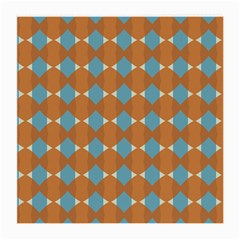 Pattern Brown Triangle Medium Glasses Cloth (2 Sides)