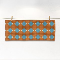 Pattern Brown Triangle Hand Towel by HermanTelo