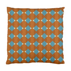 Pattern Brown Triangle Standard Cushion Case (two Sides)