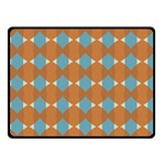 Pattern Brown Triangle Fleece Blanket (Small) 50 x40  Blanket Front