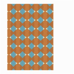 Pattern Brown Triangle Small Garden Flag (two Sides) by HermanTelo