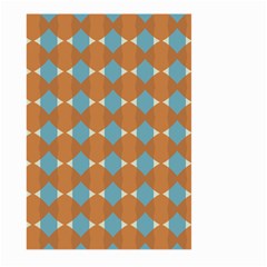 Pattern Brown Triangle Large Garden Flag (two Sides) by HermanTelo