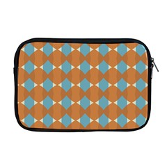 Pattern Brown Triangle Apple Macbook Pro 17  Zipper Case