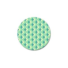 Background Chevron Green Golf Ball Marker (4 Pack)