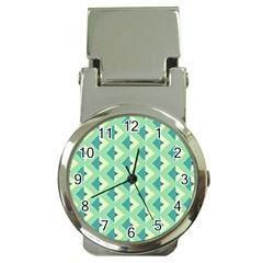 Background Chevron Green Money Clip Watches