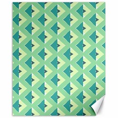 Background Chevron Green Canvas 16  X 20 