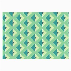 Background Chevron Green Large Glasses Cloth