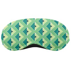 Background Chevron Green Sleeping Mask