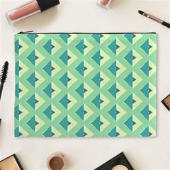 Background Chevron Green Cosmetic Bag (xl)