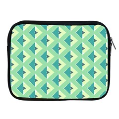 Background Chevron Green Apple Ipad 2/3/4 Zipper Cases by HermanTelo