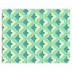 Background Chevron Green Double Sided Flano Blanket (medium) 