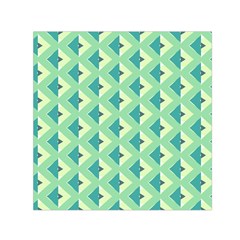 Background Chevron Green Small Satin Scarf (square) by HermanTelo