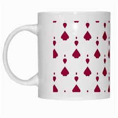 Pattern Card White Mugs