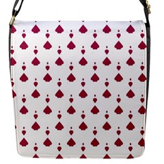 Pattern Card Flap Closure Messenger Bag (s) by HermanTelo