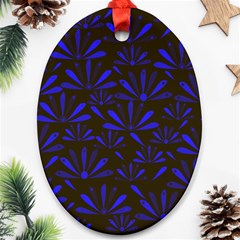 Zappwaits Flower Ornament (oval) by zappwaits