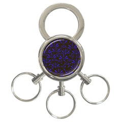 Zappwaits Flower 3-ring Key Chain by zappwaits