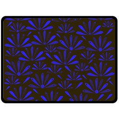 Zappwaits Flower Fleece Blanket (large)  by zappwaits