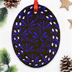 Zappwaits Flower Ornament (oval Filigree) by zappwaits