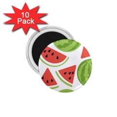 Watermelon Juice Auglis Clip Art Watermelon 1 75  Magnets (10 Pack)  by Vaneshart