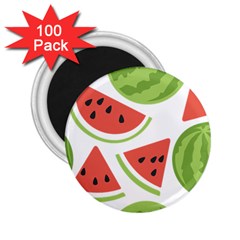 Watermelon Juice Auglis Clip Art Watermelon 2 25  Magnets (100 Pack)  by Vaneshart