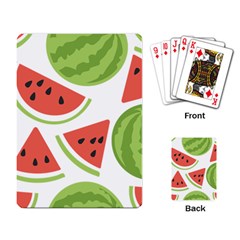 Watermelon Juice Auglis Clip Art Watermelon Playing Cards Single Design (rectangle) by Vaneshart