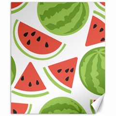 Watermelon Juice Auglis Clip Art Watermelon Canvas 8  X 10  by Vaneshart