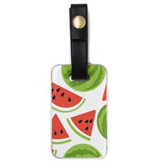 Watermelon Juice Auglis Clip Art Watermelon Luggage Tag (one Side) by Vaneshart