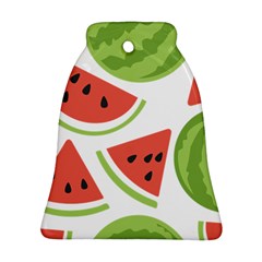 Watermelon Juice Auglis Clip Art Watermelon Bell Ornament (two Sides) by Vaneshart