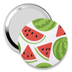 Watermelon Juice Auglis Clip Art Watermelon 3  Handbag Mirrors by Vaneshart