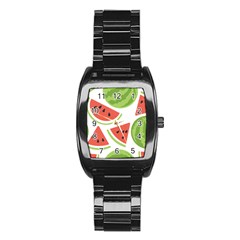 Watermelon Juice Auglis Clip Art Watermelon Stainless Steel Barrel Watch by Vaneshart