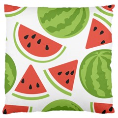 Watermelon Juice Auglis Clip Art Watermelon Large Flano Cushion Case (two Sides) by Vaneshart