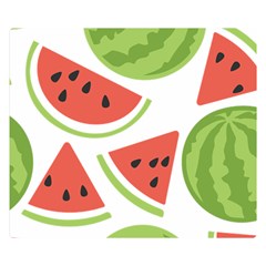 Watermelon Juice Auglis Clip Art Watermelon Double Sided Flano Blanket (small)  by Vaneshart