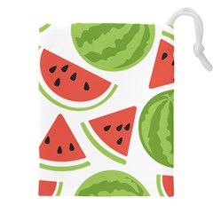 Watermelon Juice Auglis Clip Art Watermelon Drawstring Pouch (5xl) by Vaneshart