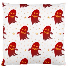 Ghost Halloween Drawing Flower Leaf Large Cushion Case (One Side)