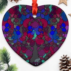 Netzauge Ornament (heart) by zappwaits