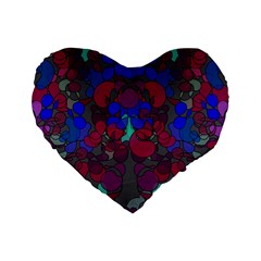 Netzauge Standard 16  Premium Heart Shape Cushions by zappwaits