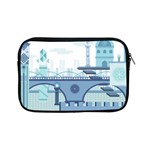 Blue City Building Fantasy Apple iPad Mini Zipper Cases Front