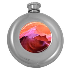 Canyon Arizona Sand Stone Round Hip Flask (5 Oz) by Vaneshart