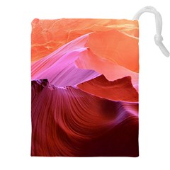 Canyon Arizona Sand Stone Drawstring Pouch (4xl) by Vaneshart