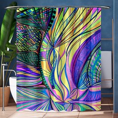 Happpy (4) Shower Curtain 60  X 72  (medium)  by nicholakarma