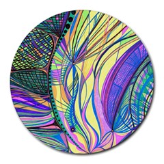 Happpy (4) Round Mousepads