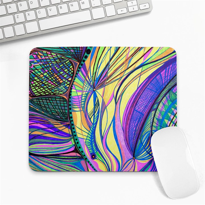 Happpy (4) Large Mousepads