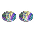 Happpy (4) Cufflinks (Oval) Front(Pair)