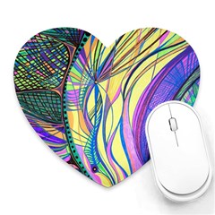 Happpy (4) Heart Mousepads by nicholakarma