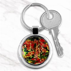 Red Country-1-2 Key Chain (round) by bestdesignintheworld