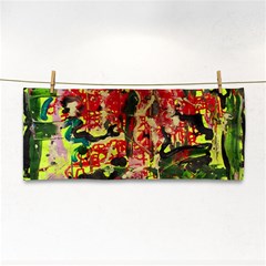 Red Country-1-2 Hand Towel by bestdesignintheworld