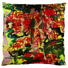 Red Country-1-2 Standard Flano Cushion Case (one Side) by bestdesignintheworld